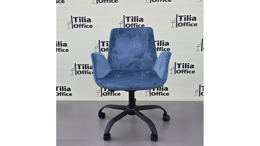 Maki Çalışma ve Çocuk Koltuğu Siyah Yonca Ayak Mavi